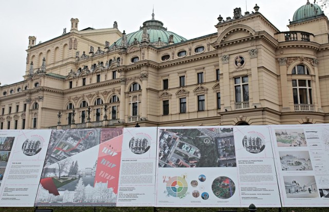 19.12.17 krakow
planty obok teatru slowackiego wernisaz wystawy plenerowej wokol slowaka pokaz prac propozycje zmiany terenu 
n/z:
fot. aneta zurek / polska press
gazeta krakowska