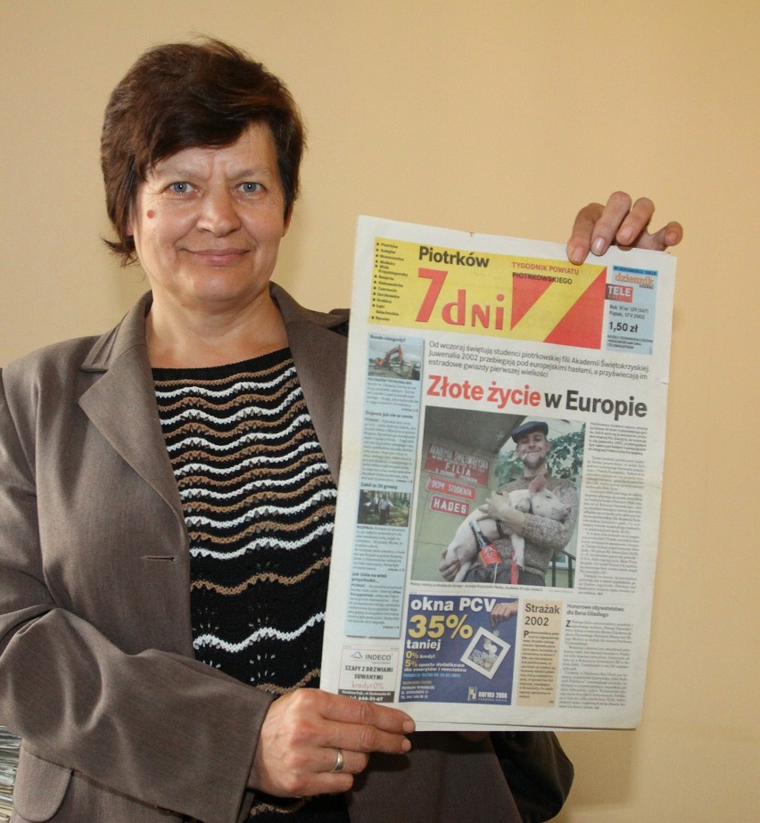 Małgorzata Płatek przyniosła do nas tygodnik z 17 maja 2002...