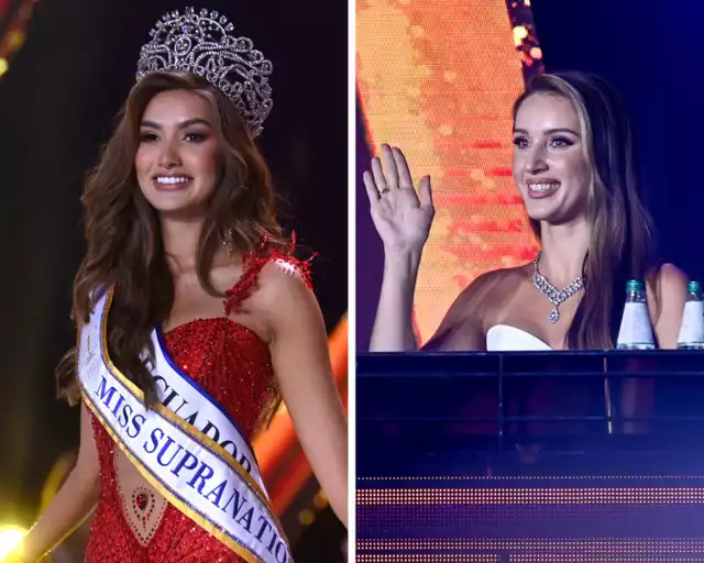 Patrycja Tuchlińska (z prawej) zasiadła w jury w konkursie Miss Supranational 2023. Internauci porównali jej urodę z najpiękniejszą kobietą świata. Zobacz zdjęcia >>>>>
