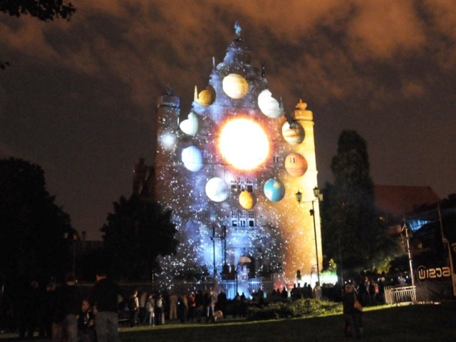 Fasada Collegium Maximum i w tym roku posłuży artystom podczas Bella Skyway Festival