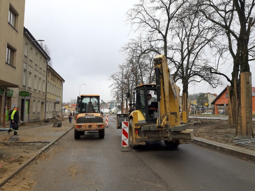 Trwają prace związane z modernizacją i budową miejskich...