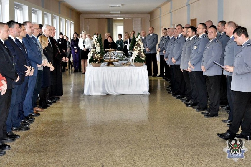 Spotkanie wigilijne w Komendzie Miejskiej Policji w...