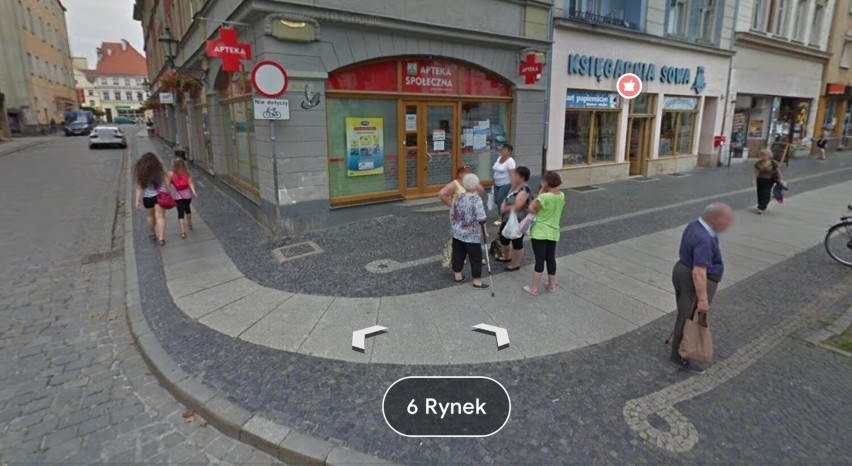 Zdjęcia z Google Street View z Brzegu.