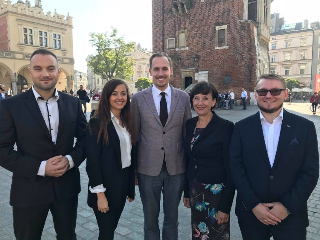 Konrad Berkowicz i jego kandydaci do Rady Miasta