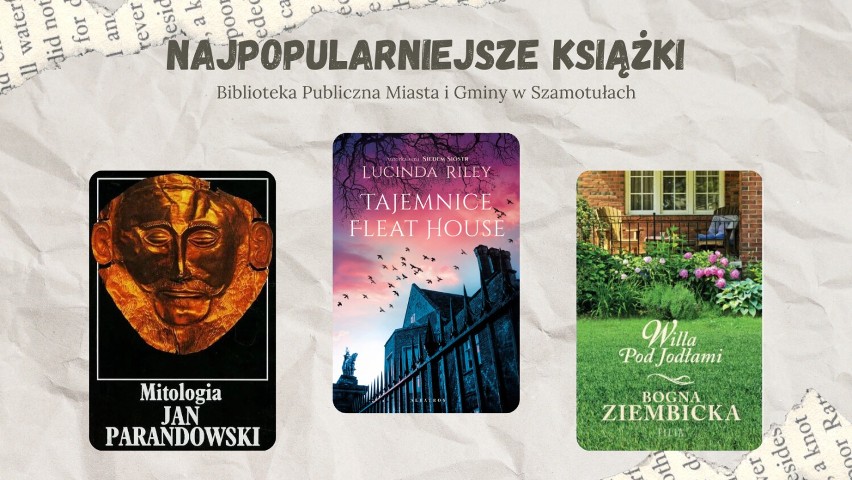 Dzień Miłośników Książek. 15 najczęściej czytanych książek Biblioteki Publicznej Miasta i Gminy Szamotuły!