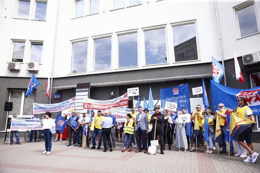Protesty w Warszawie. Górnicy i energetycy manifestują w centrum stolicy. ''Boimy się o przyszłość, o miejsca pracy''