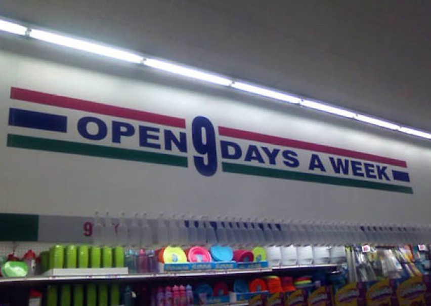 "Otwarte 9 dni w tygodniu"