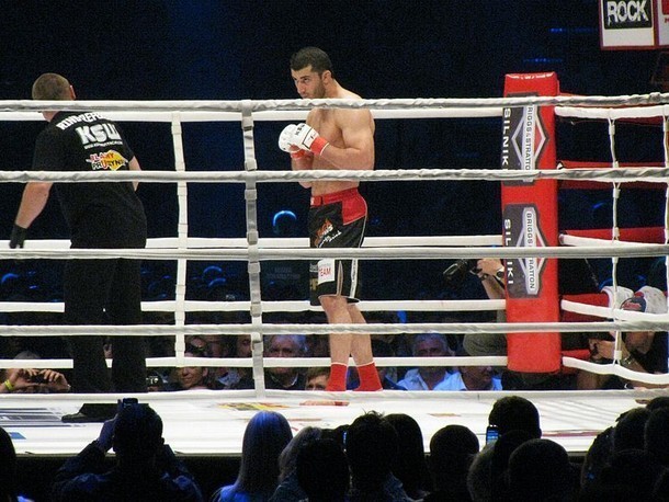 Mamed Khalidov podczas gali KSW 16