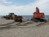 Gmina Stegna . Rozpoczęła się refulacja plaży w Stegnie 