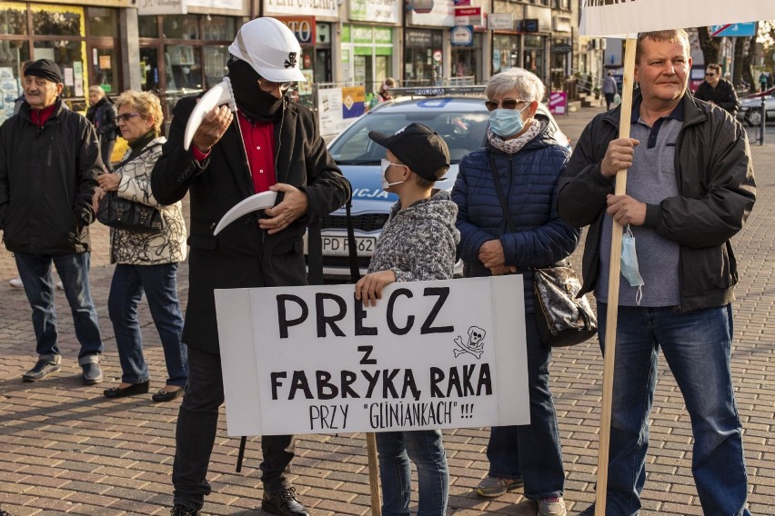 Chełm. Mieszkańcy protestują przeciwko wytwórni mas bitumicznych 