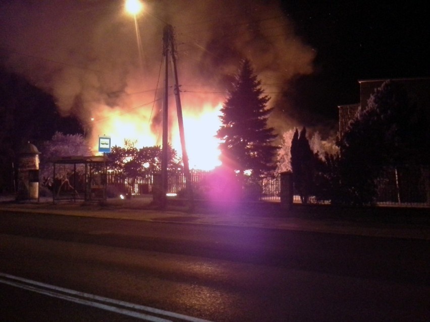Pożar w Jaworznie. Palił się budynek przy św. Wojciecha
