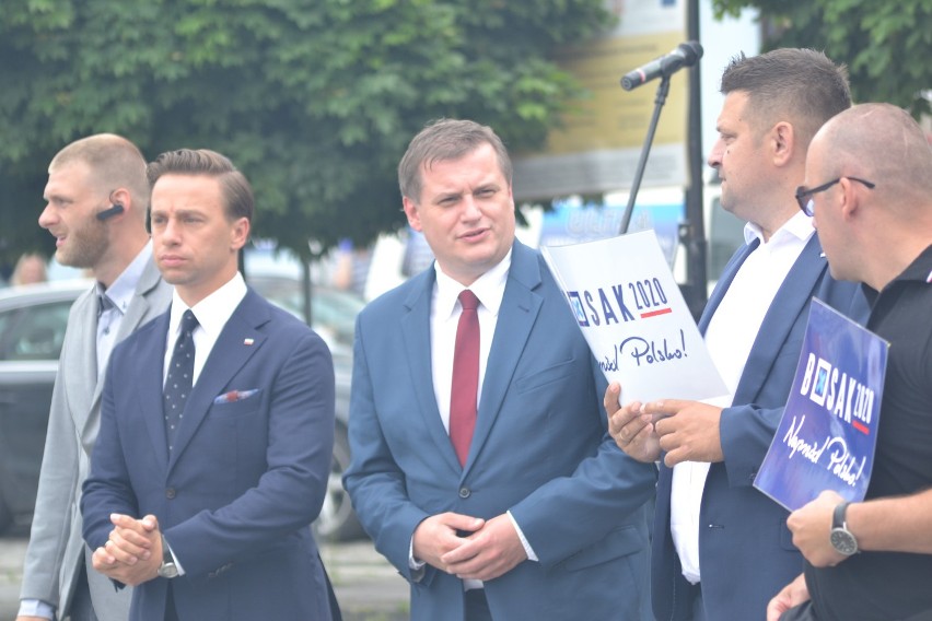 Krzysztof Bosak w Inowrocławiu na spotkaniu przedwyborczym