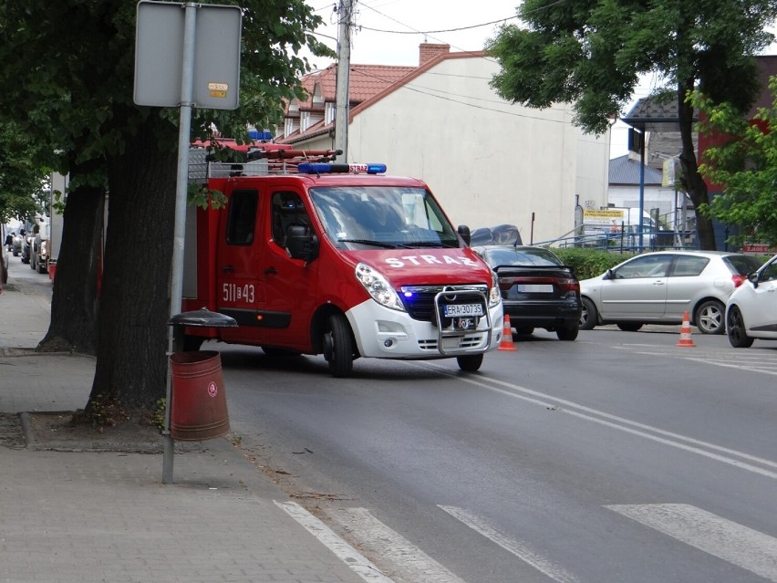 Wypadek na skrzyżowaniu ul. Krasickiego i Sierakowskiego w Radomsku