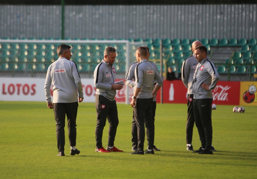 Trening reprezentacji na stadionie GKS Katowice