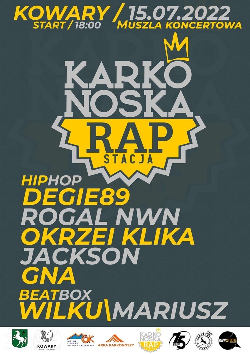 Już 15 lipca w Kowarach odbędzie się Karkonoska Rap Stacja