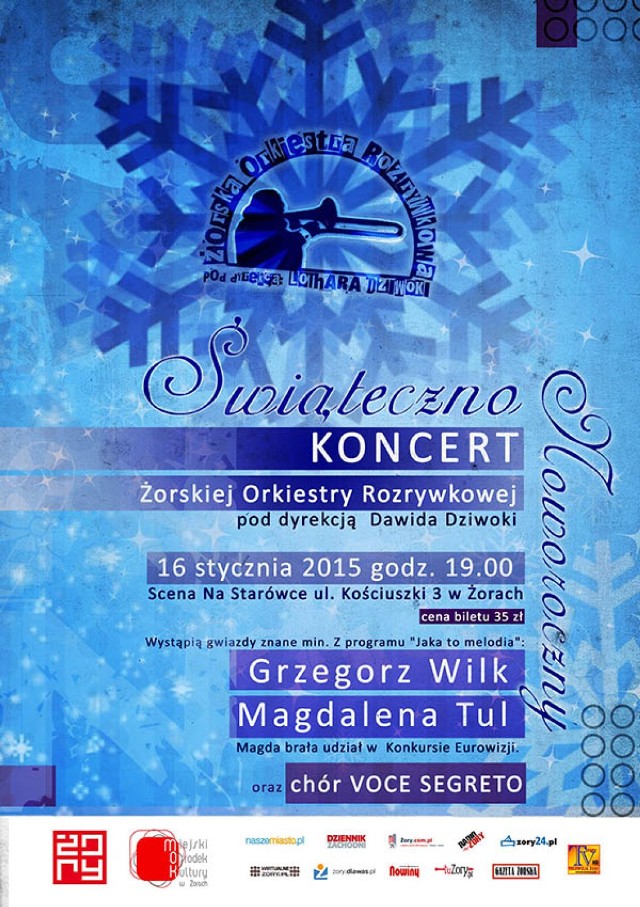 Żorska Orkiestra Rozrywkowa: Koncert z gwiazdami już 16 stycznia