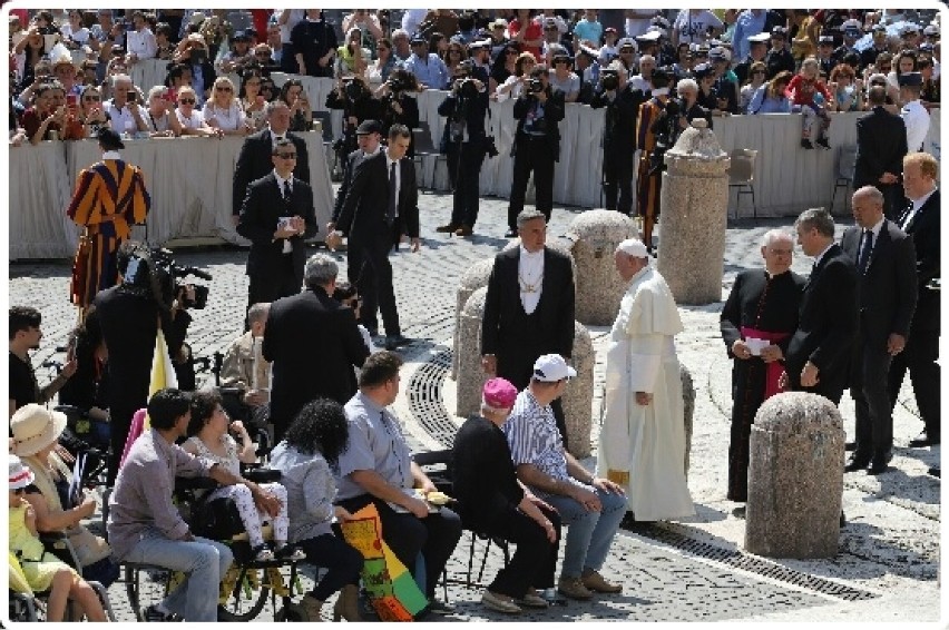 Spotkanie papieża Franciszka z delegacją wałbrzyskiego...