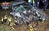 Wypadek w Żabnie: 21-letni kierowca nagle zjechał z drogi, nie żyje 