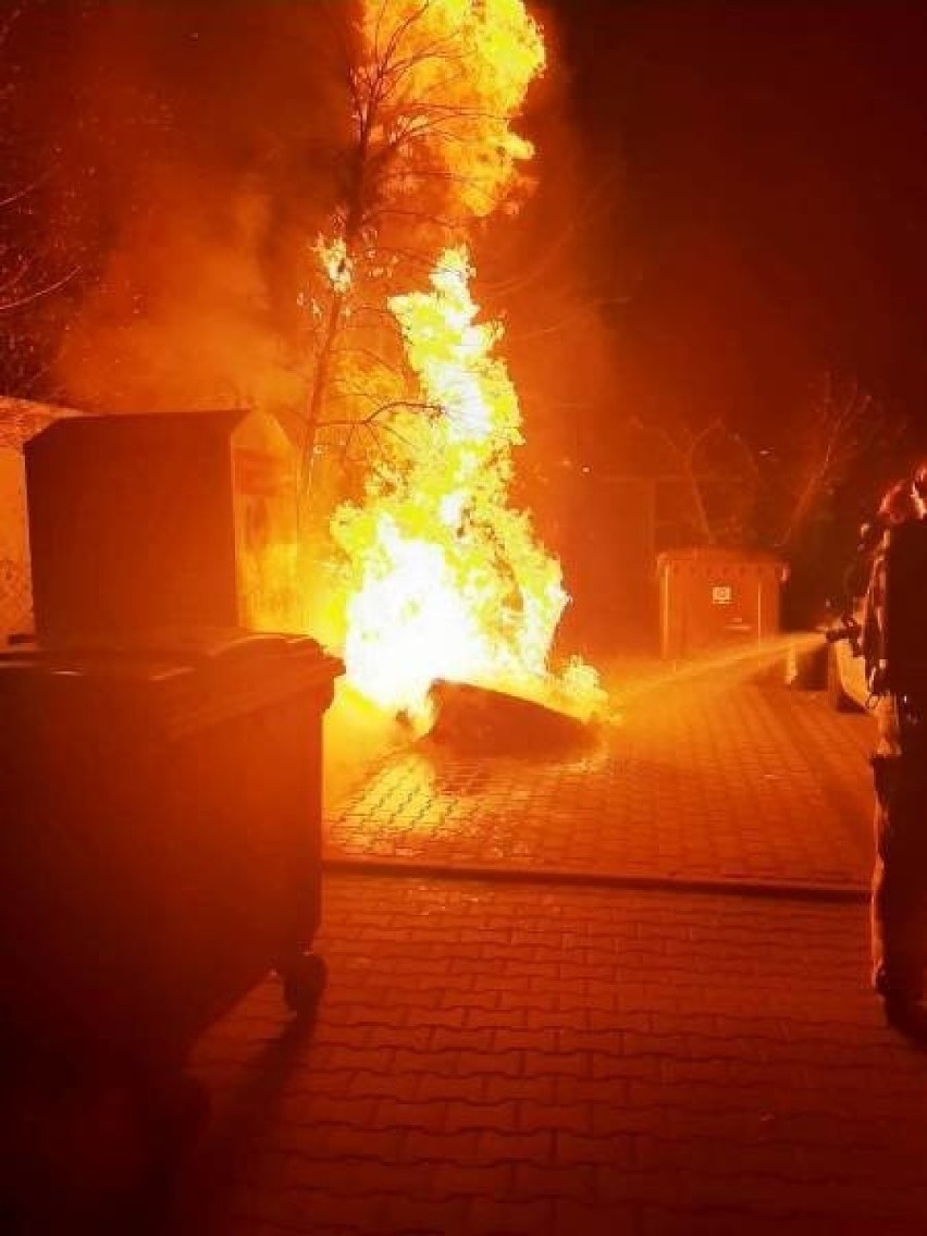 Nowy Sącz. Seria pożarów pojemników na śmieci. Ktoś je celowo podpalał? [ZDJĘCIA]