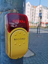 W Kaliszu przyciski przy przejściach dla pieszych wyłączone w obawie przed koronawirusem