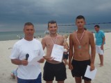 Siatkówka plażowa w Helu. Drugi turniej wygrali Drink Serwis