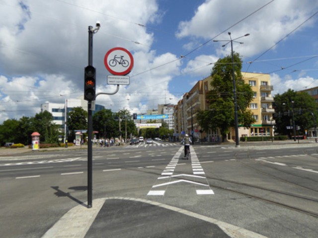 Toruń: Nowe rozwiązania dla rowerzystów [ZDJĘCIA]