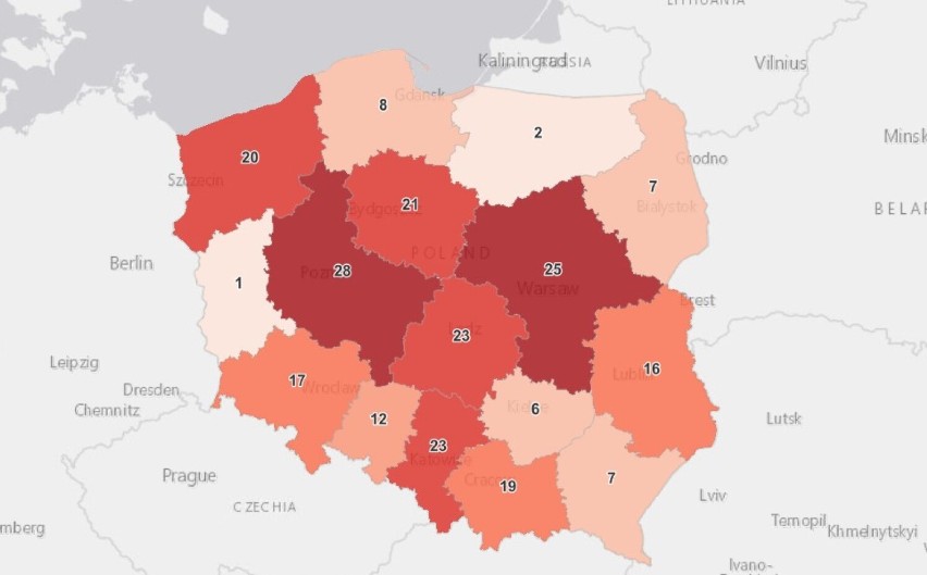Koronawirus, raport 16 czerwca 2021. 241 zakażeń w Polsce. Bez nowych zakażeń SARS CoV-2 w Oświęcimiu, Chrzanowie, Olkuszu i Wadowicach
