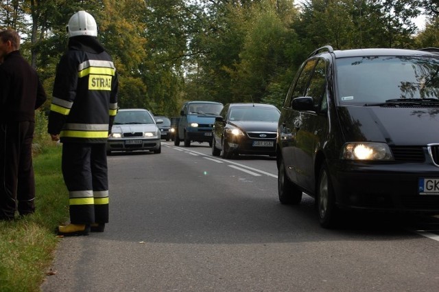 Wypadek na trasie Bytów-Kołczygłowy