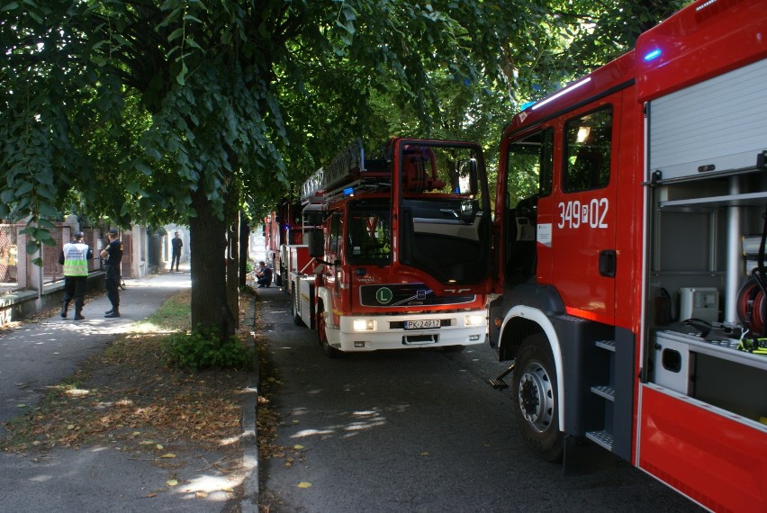 Pożar przy ulicy Granicznej w Kaliszu