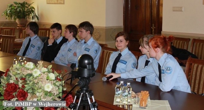 Interaktywna lekcja transmitowana z Wejherowa połączyła szkoły z całej Polski