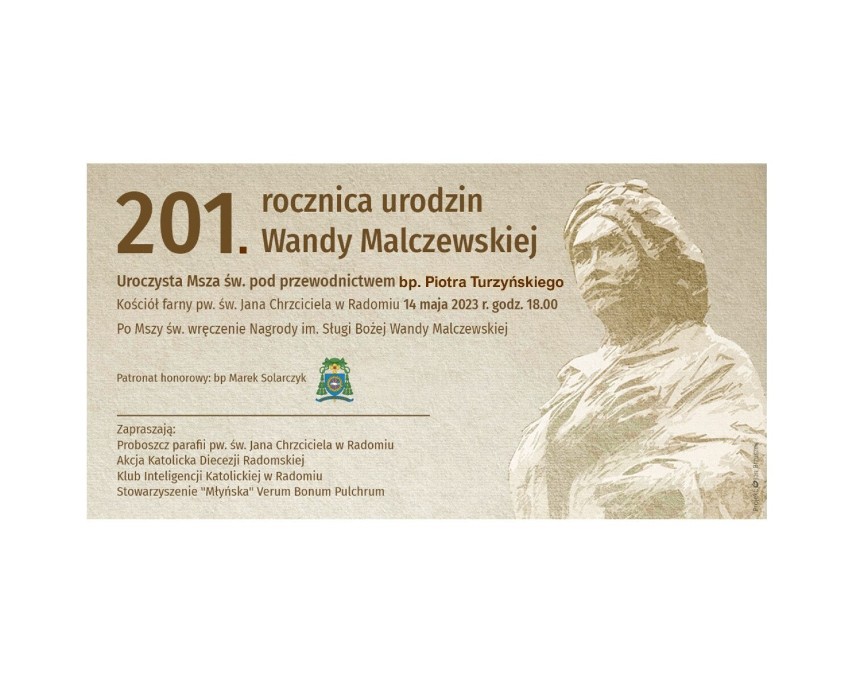 Po raz drugi w Radomiu wręczona zostanie nagroda imienia Sługi Bożej Wandy Malczewskiej