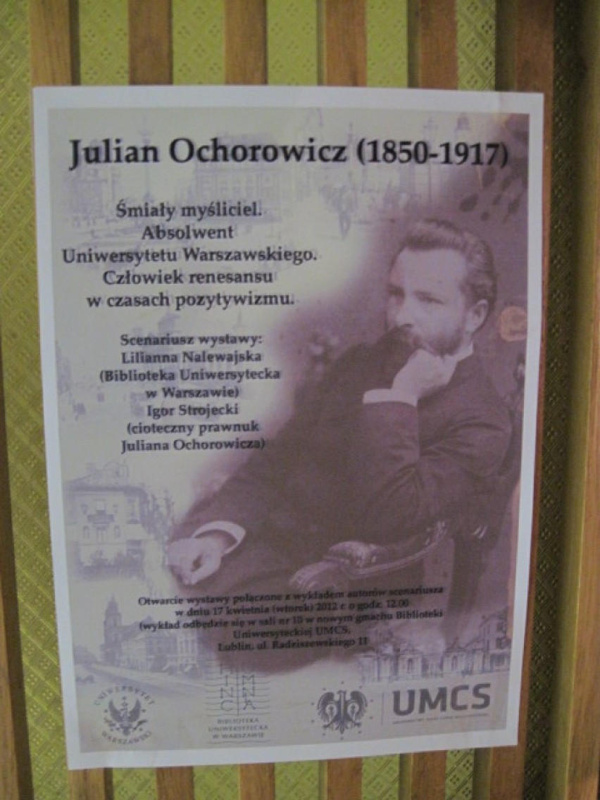 Wystawa o Julianie Ochorowiczu