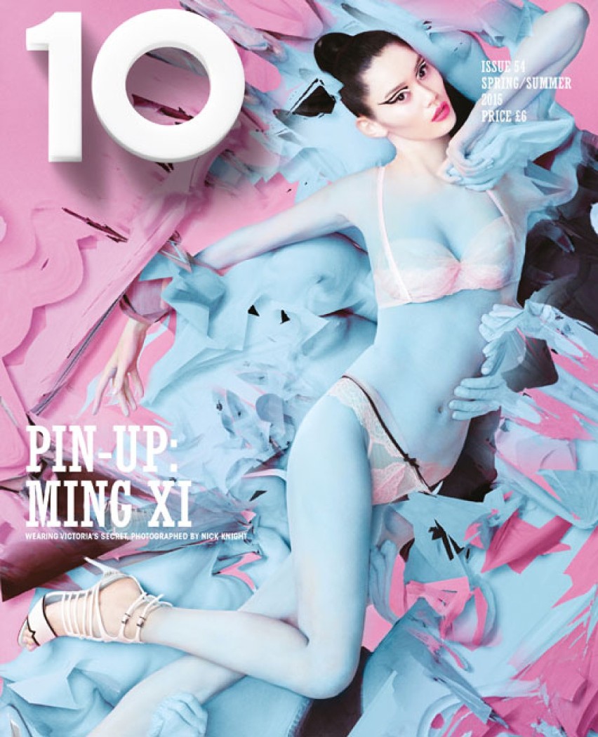 Ming Xi na okładce "10 Magazine"