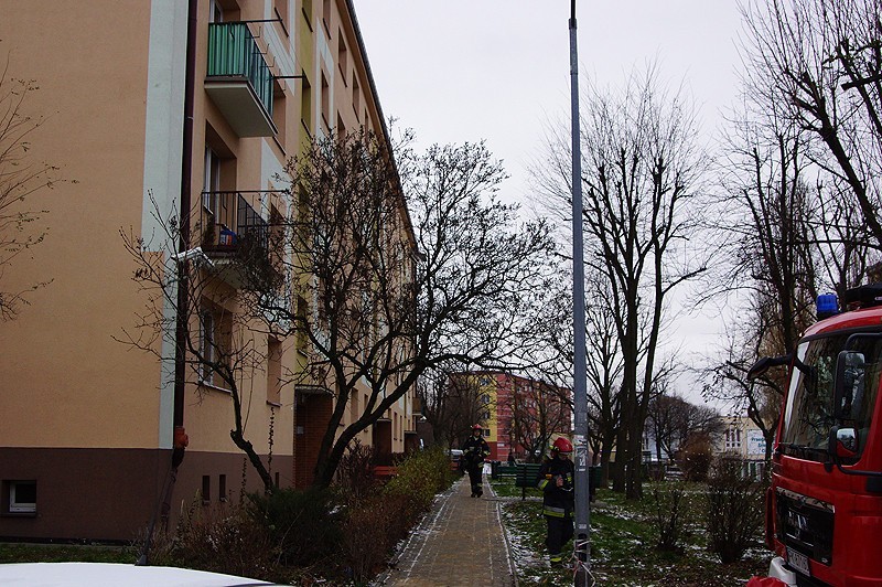 W jednym z bloków przy Górnośląskiej przypalił się... obiad