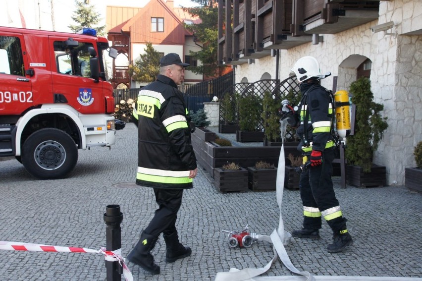 Ćwiczenia strażackie w Kazimierzu Dolnym