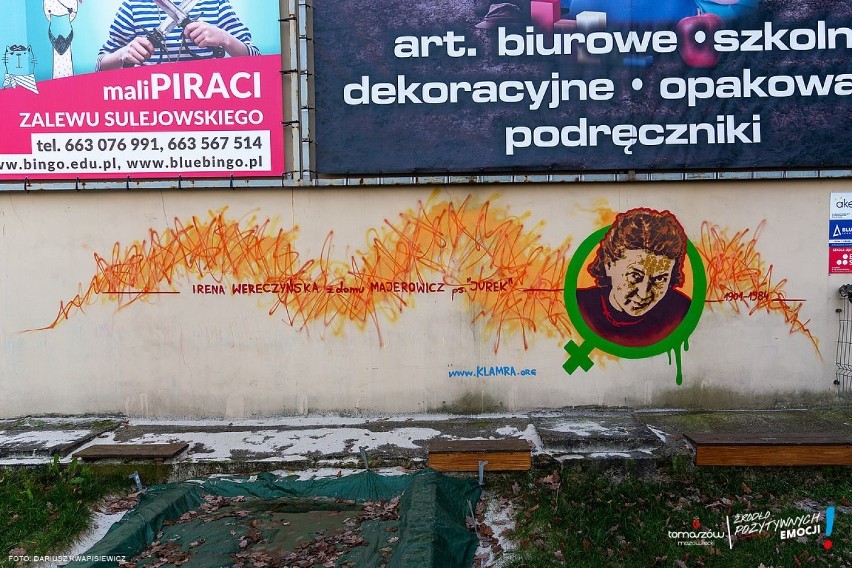 Patriotyczne murale zdobią ściany budynków w Tomaszowie Mazowieckim [ZDJĘCIA]