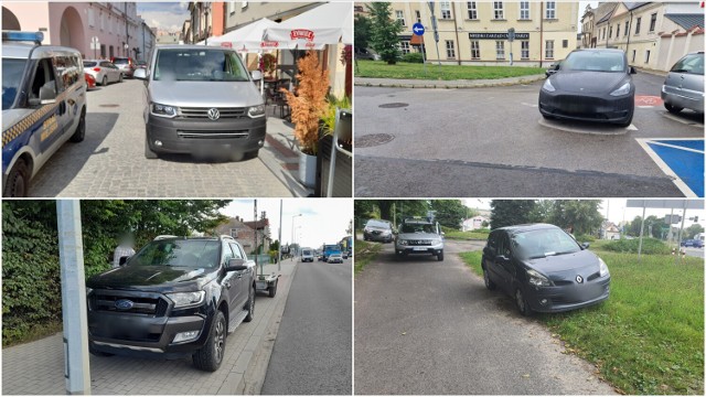 Takie wyczyny "mistrzów parkowania" zarejestrowała Straż Miejska na ulicach Tarnowa