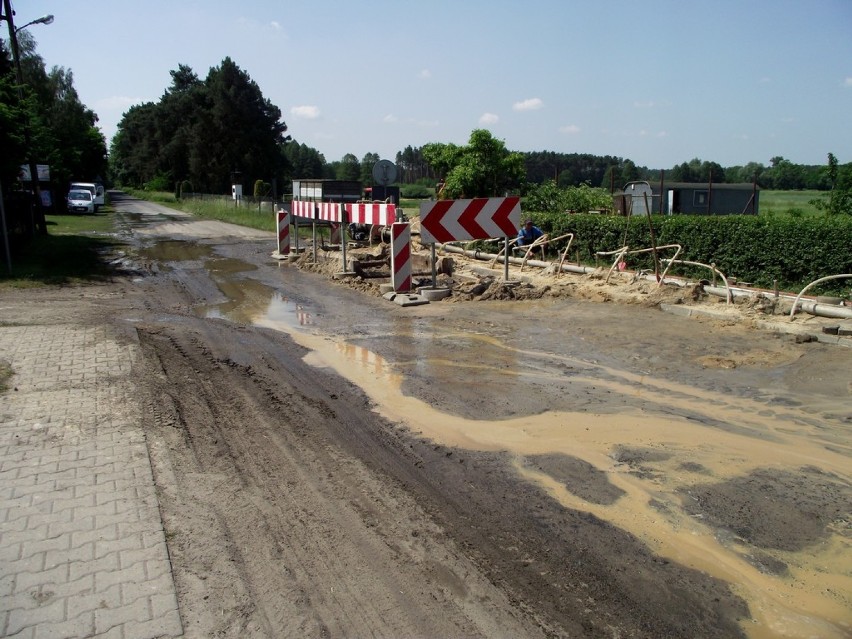 Perzyny. Roboty kanalizacyjne 5 czerwca 2019