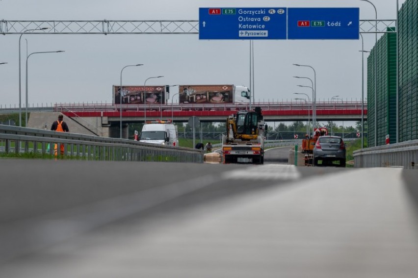 Węzeł Blachownia na autostradzie A1 otwarty. Kierowcy mogą tu zjechać z autostrady A1 na DK 46 np. na Opole czy Szczekociny
