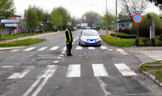 Wypadek w Dąbiu: Zatrzymano motocyklistę, który potrącił 10-letnią dziewczynkę