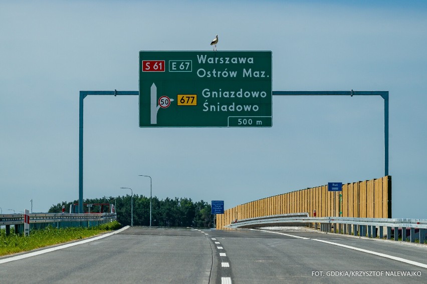 Via Baltica. Kierowcy mogą jeździć 17 km odcinkiem S61 Śniadowo-Łomża Południe