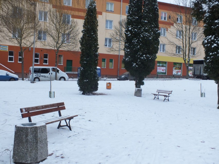 Zima w Kraśniku: Spadł śnieg, przyszedł mróz [ZDJĘCIA]