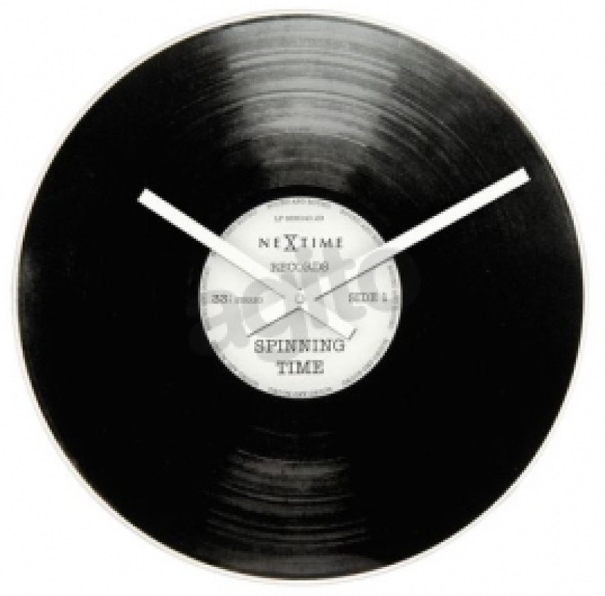 Nextime zegar ścienny Spinning Time 43 cm