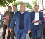 Wybory parlamentarne 2019. Aleksander Kwaśniewski, były prezydent RP w Łowiczu [ZDJĘCIA]