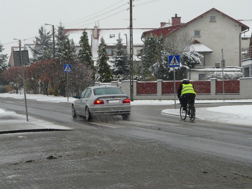 Pierwsze opady śniegu