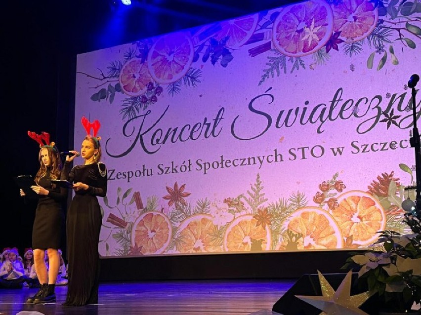 Koncert świąteczny w ZSS Szczecinek