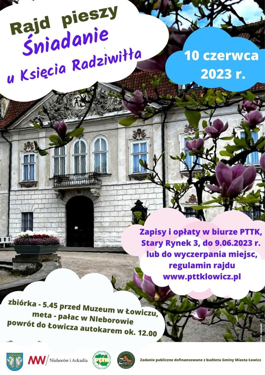 PTTK oddział w Łowiczu zaprasza na śniadanie u księcia i poszukiwanie kwiatu paproci 