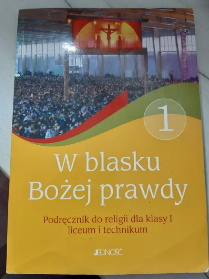 Książka do religii klasa I liceum technikum "W blasku Bożej...