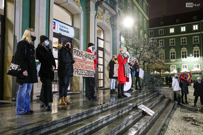 Protest kobiet w Szczecinie - 22.12.2020