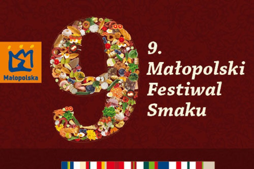 Plakat IX Małopolskiego Festiwalu Smaku.